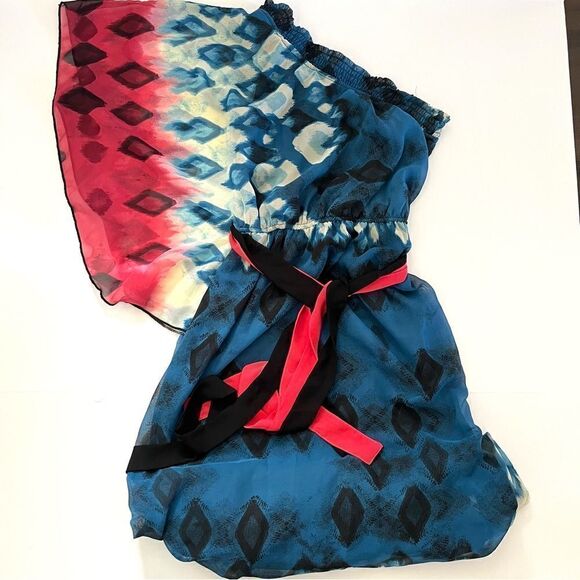 Twenty-Six Women’s Cold Shoulder Belted Maxi Dress Size 3 - Picture 6 of 9